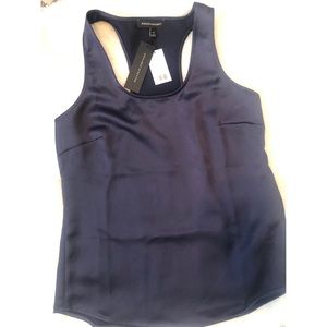 Banana Republic Silk Blue Tank, racer back size XS